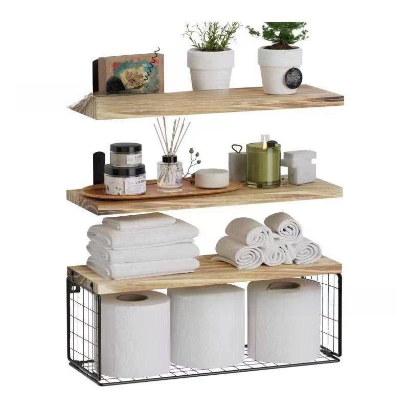 Floating Wall Shelves Storage Rack