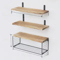 Floating Wall Shelves Storage Rack