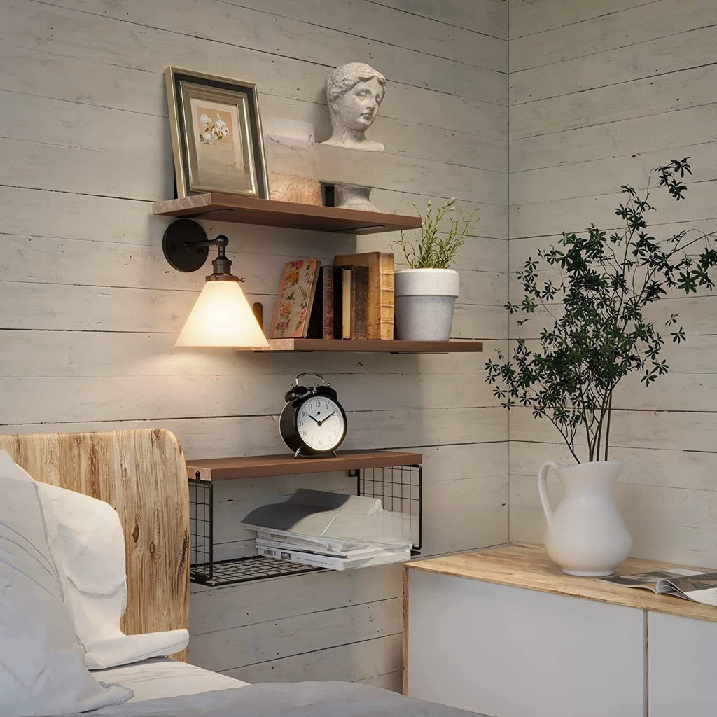 Floating Wall Shelves Storage Rack